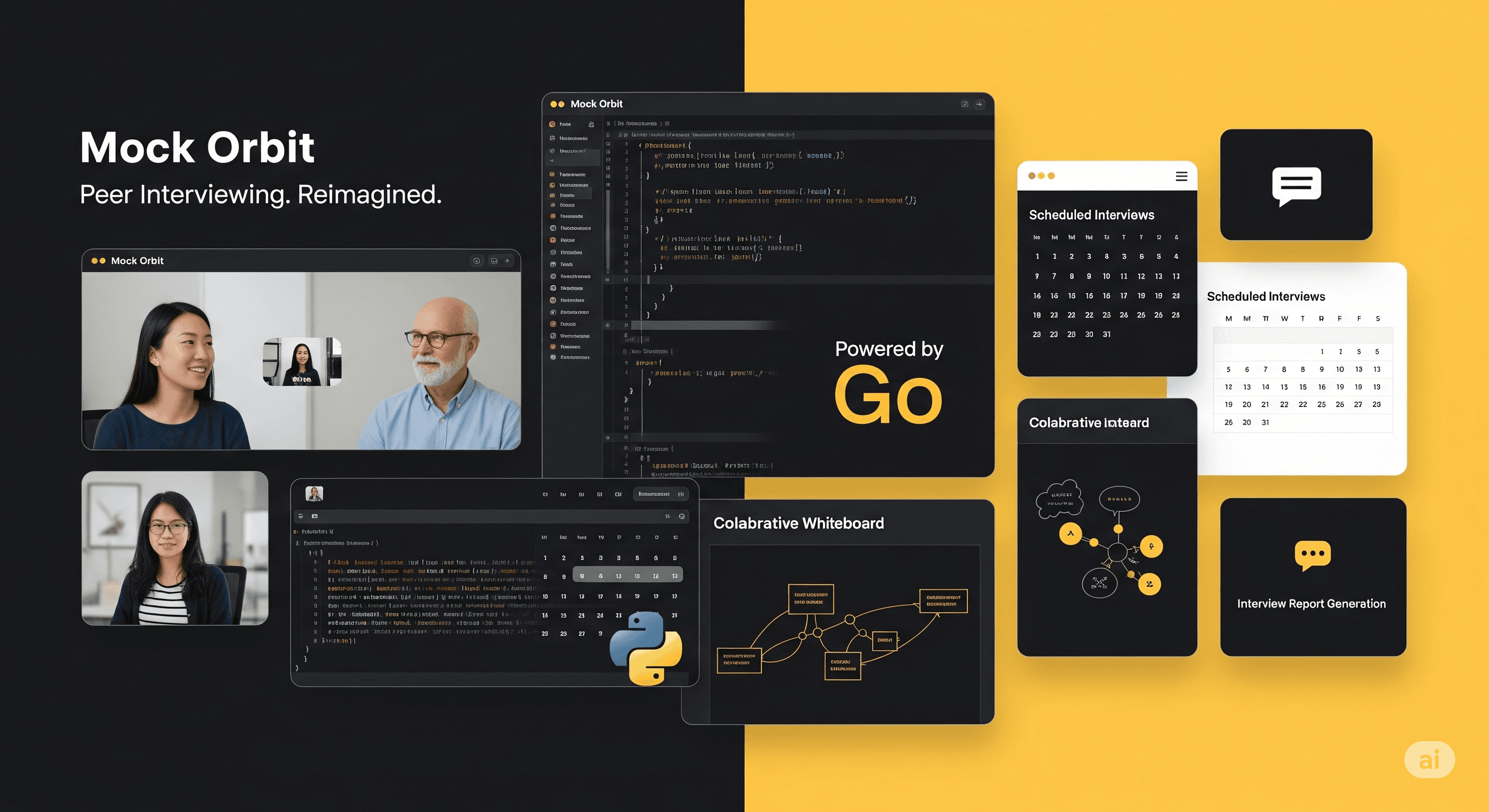 Mock Orbit Interface Mockup